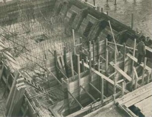 Rheinbrücke bei Remagen, Deutschland, 1917