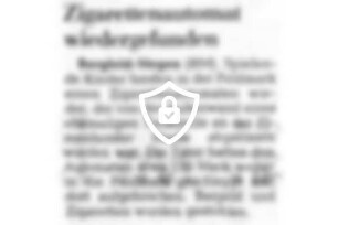 Zigarettenautomat wiedergefunden