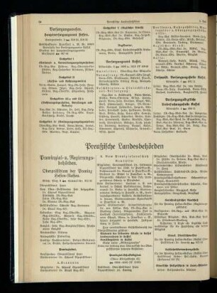 Preußische Landesbehörden