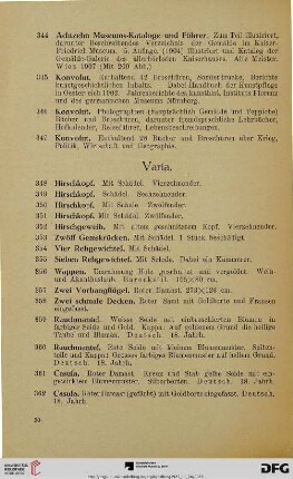 Varia (Nr. 348-376)