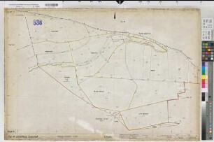 Grafschaft (Schmallenberg), Umlegung Grafschaft, Bl.14 Zuteilungskarte Flur 14