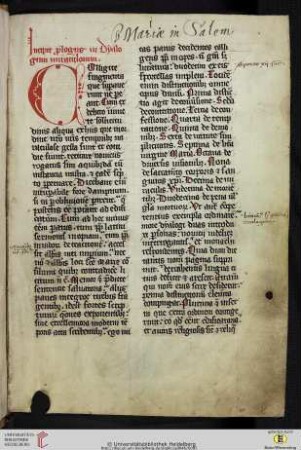 [Caesarius Heisterbacensis OCist:] Dialogus miraculorum (Dist. 1-6)