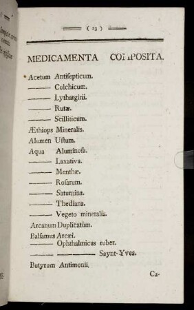 Medicamenta Composita.