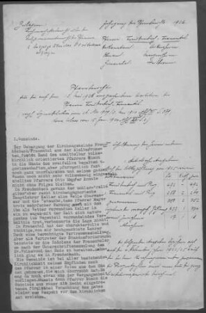 Freudenbach-Frauental: Pfarrbericht 1926