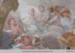 Venezia umgeben von Göttern und allegorischen Figuren