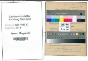 Entnazifizierung Margarete Kempt , geb. 01.09.1894 (Lehrerin)