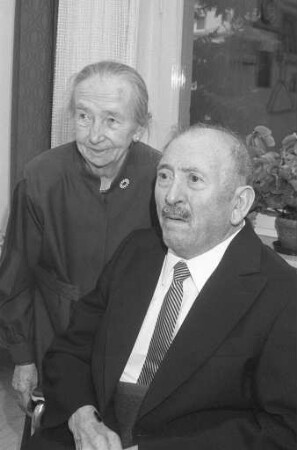 Diamanthochzeit der Eheleute Adam und Magdalena Wittmann im Alten- und Pflegeheim Berckholtz-Stiftung Karlsruhe