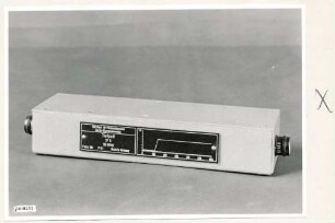 Tiefpass TP 9 Vorderansicht, Foto 1959