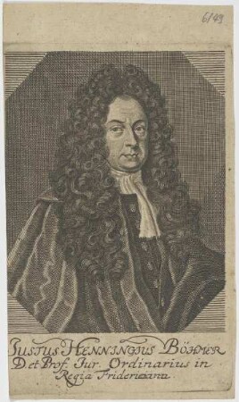 Bildnis des Justus Henningius Böhmer