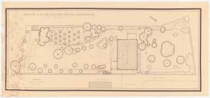 Haus Jansen, Berlin-Grunewald: Gartenplan, Grundriss 1:100 (von Inv.Nr. 21969)