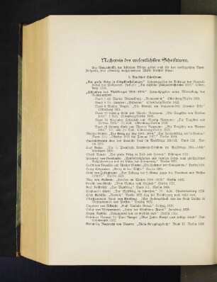 Nachweis des wesentlichsten Schrifttums.