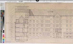 Hamm, Polizeipräsidium, Altbau, Bauteil A, Borbergbaustrasse, 3. Obergeschoss, Grundriss