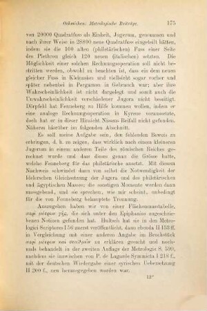 Metrologische Beiträge