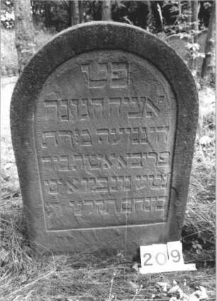 Grabstein 209