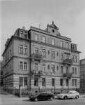 Dresden-Löbtau, Clara-Zetkin-Straße 12. Wohnhaus mit Einfriedung (1898). Straßenansicht