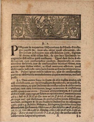 Dissertatio Inauguralis Juridica Sistens Conjecturas De Jure Consuetudinis & Observantiæ