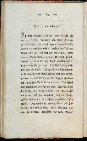 Der Liebesbrief.