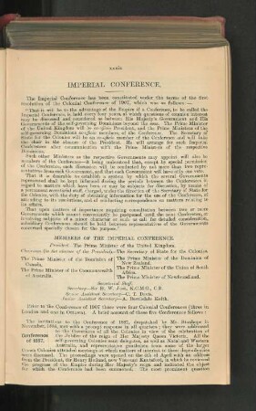 The Imperial Conference