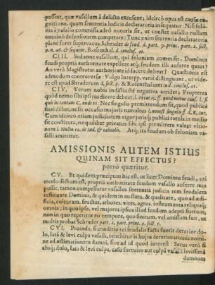 Amissionis Autem Istius Quinam Sit Effectus? porro quaeritur.