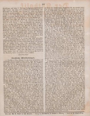 156 Kirchliche Mittheilungen