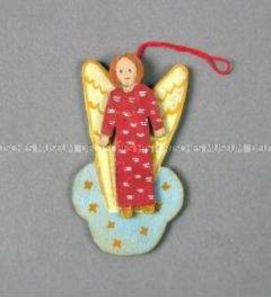 Christbaumschmuck: Engel mit Wolke