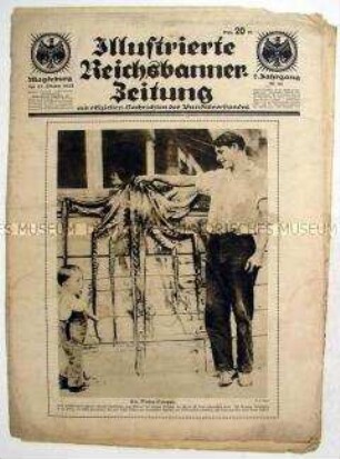 Wochenblatt "Illustrierte Reichsbanner-Zeitung" u.a. zur Prohibition in den USA