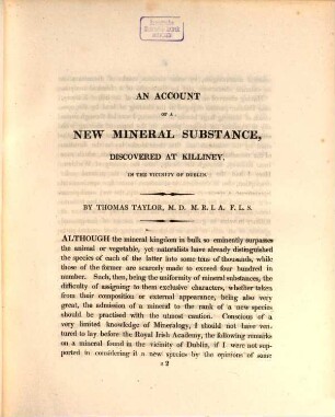 The Transactions of the Royal Irish Academy. 13. 1818