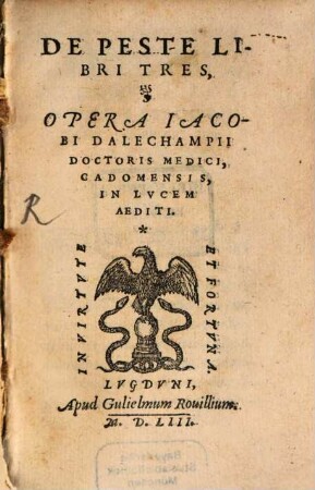 De Peste libri tres