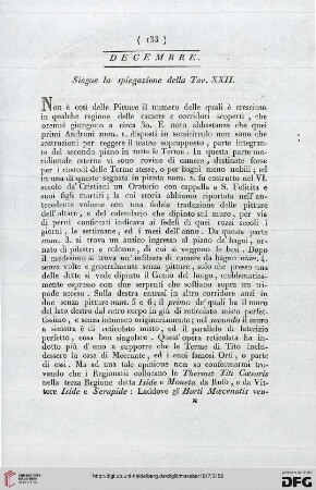 Siegue de la spiegazione della Tav. XXII