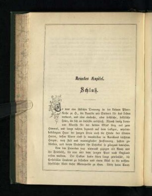 Neuntes Kapitel: Schluß
