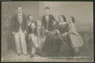 Nachlass von Therese von Bayern (1850-1925) – BSB Thereseana. 62.a, Therese von Bayern (1850-1925), Nachlass: Prinzregent Luitpold und seine Familie, ca. 1860 - BSB Thereseana 62.a