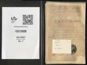 Empfangsregister der Renten und Gefälle