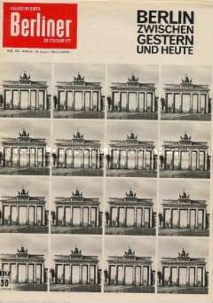 Letzte Ausgabe der "Illustrierten Berliner Zeitschrift" zur Geschichte und Gegenwart der Stadt