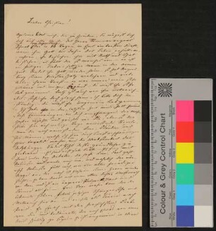 Brief von Clemens Brentano an Christian Brentano