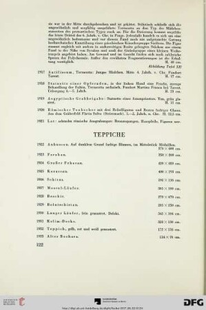 Teppiche (Nr. 1922-2005)