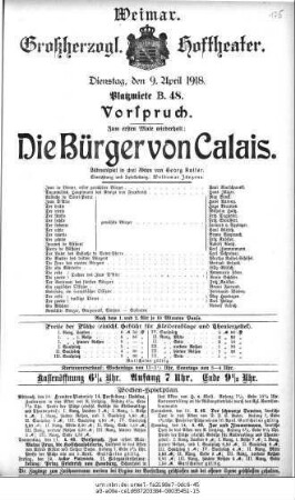 Die Bürger von Calais