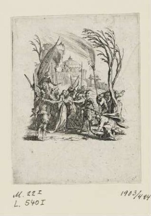 Gefangennahme Christi, Blatt 4 der Folge "Kleine Passion"