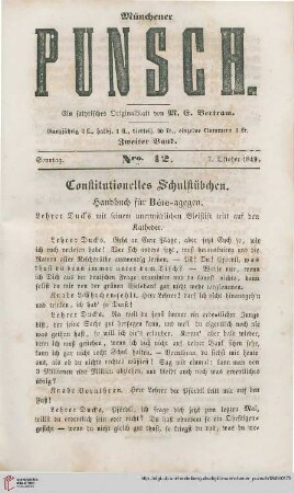 Nro. 42 (7. Oktober 1849)