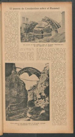 El puente de Constantina sobre el Rummel