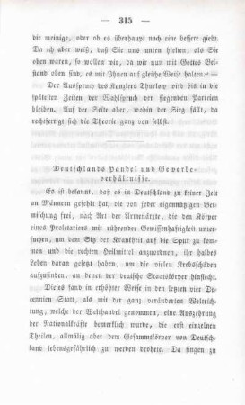Deutschlands Handel und Gewerbeverhältnisse.