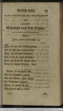 22. Sehnsucht nach dem Himmel
