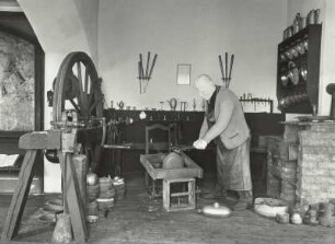 Zinngießerwerkstatt aus Neustädel : Annaberg-Buchholz, Zinngießerwerkstatt aus Neustädel im Erzgebirgsmuseum
