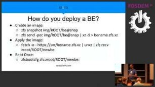 ZFS Powered Magic Upgrades: Using boot environments for atomic in-place upgrades