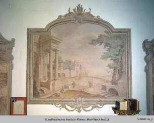 Landschaftsveduten und Architekturornament