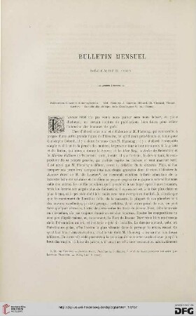 Bulletin mensuel