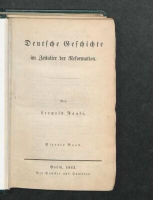 Bd. 4: Deutsche Geschichte im Zeitalter der Reformation