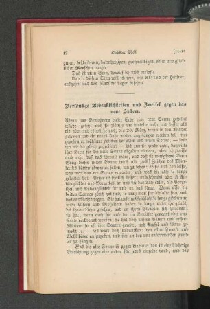 Vorläufige Bedenklichkeiten und Zweifel gegen das neue System.