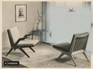 Sessel Modell "10" und Sessel Modell "10 A" von Albrecht Lange und Hans Mitzlaff