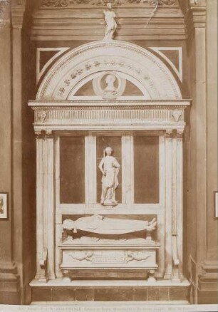 Mino da Fiesole: Grabmal des Bernardo Giugni, Badia Fiorentina, Florenz