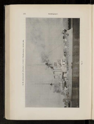 S. M. Linienschiff „Preußen", 13 200 t Deplacement, 1600 iPS.